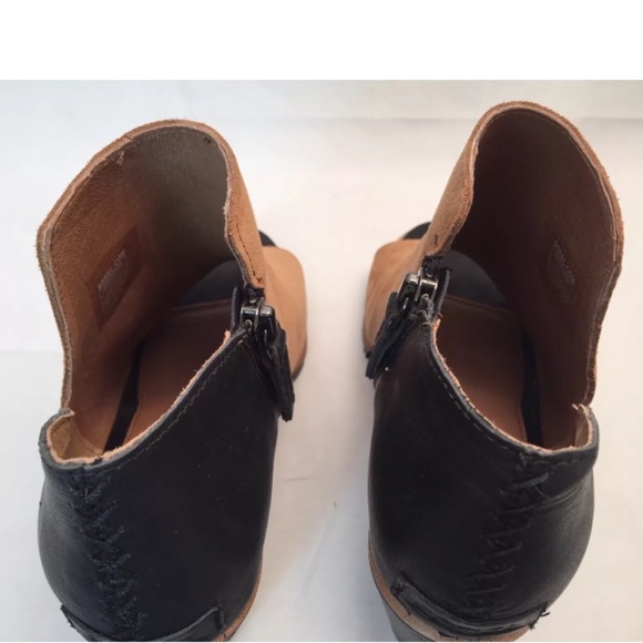 Sorel Nadia Leather Peep Toe Booties - Picture 7 of 8